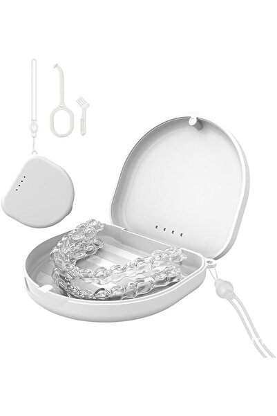 ALMEKAQUZ Portable Retainer Case,Compatible Cute Retainer Mouth Guard Case wi...
