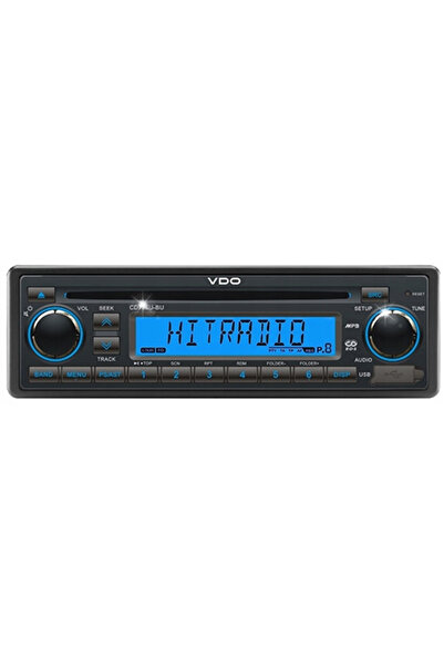VDO Radio auto CD MP3 USB 4x41W Clasic / Retro - CD716U-BU