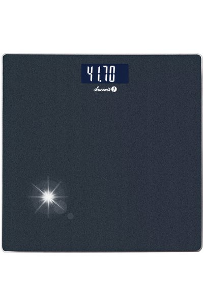 Łucznik Cântar electronic de baie LCD de 150 kg, din sticlă, cu cântărire pre...