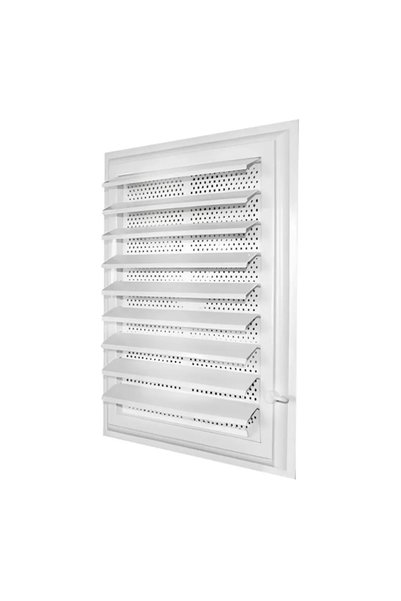 CYH 55X55 cm Plastic Bathroom / Wc Ventilation Grille with Adjustable Flap