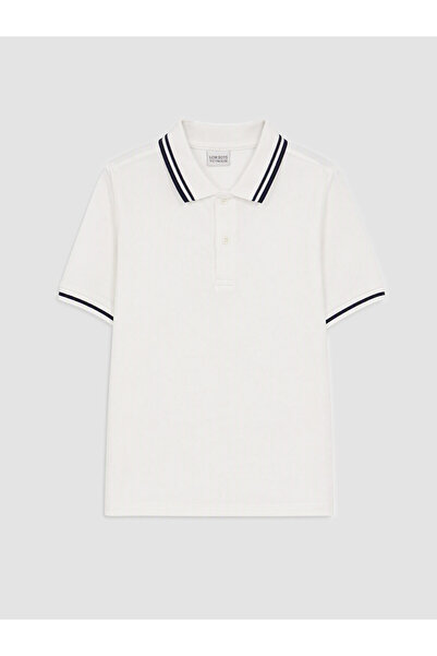 LC Waikiki Rmz Gi̇yi̇m Farkiyla Devrik Roba Collar Boys' T-Shirt