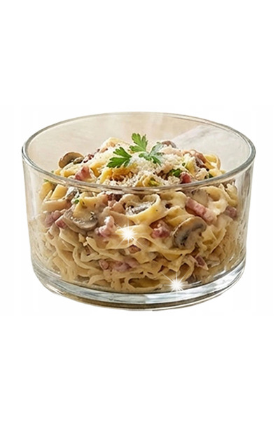 NO BRAND BOL DE STICLĂ PENTRU SALATE, GUSTĂRI ȘI FRUCTE, DE BUCĂTĂRIE, 950 ML