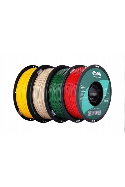 eSun Filament PLA+ verde muștar 1.75mm 1kg bobină de hârtie