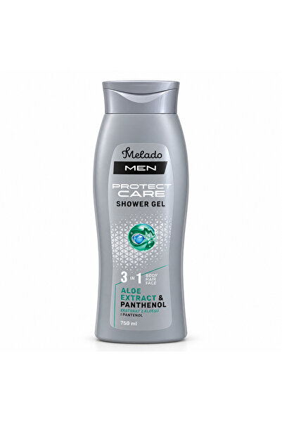 Melado Men Protect & Care 3in1 Shower Gel 750 ml, Body, Hair and Face, with A...