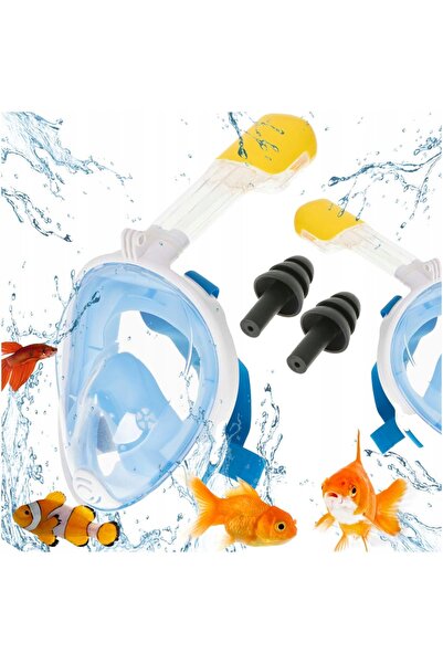 ARTEMİSPAK Mască de snorkeling pliabilă integrală S/M pentru înot și scufundări