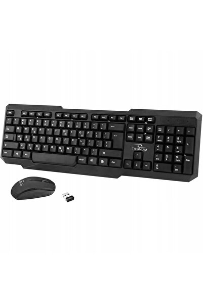 Titanum SET MOUSE ȘI TASTATURĂ WIRELESS TITANIUM