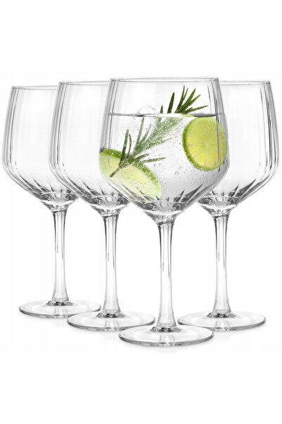 ARTEMİSPAK Set de 4 pahare mari pentru Gin, Aperol, cocktailuri, apă, 580 ml