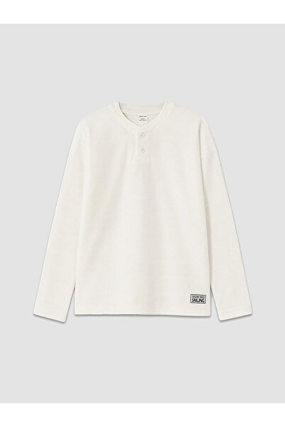 LC Waikiki Quality Parts from Çelebi Store Zero Roba Yaka Boys' T-Shirt
