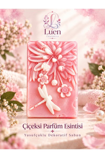 Genel Markalar Çiçeksi Parfüm Esintili Yusufçuk ve Çiçek Desenli El Yapımı De...