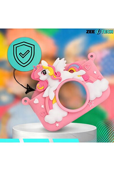 ZeeTech APARAT FOTO DIGITAL PENTRU COPII, CAMERĂ DE JUCĂRIE, JOCURI + CARD DE...