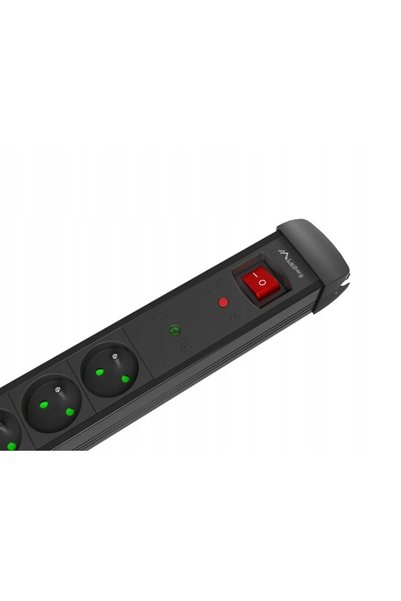 Lanberg Prelungitor sp1 1,5m 5 prize 230V negru