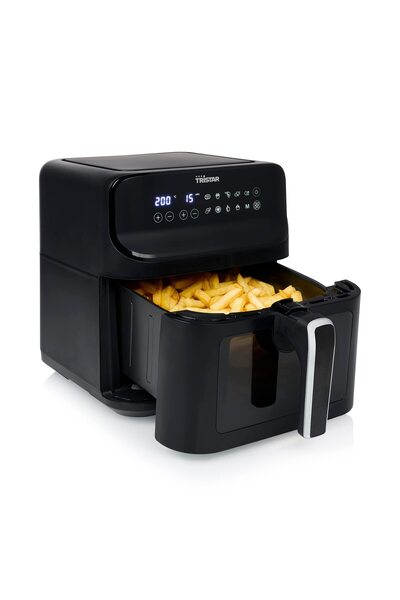 Tristar Friteuză digitală supermodernă fără ulei, Airfryer XXL 6,2L cu fereastră