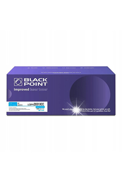 Black Point Toner Cyan 6000 str. z chipem pentru HP (W2031X)