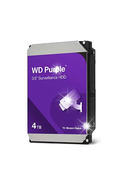 WD Hard disk Purple WD44PURZ 4TB SATA III 3.5"