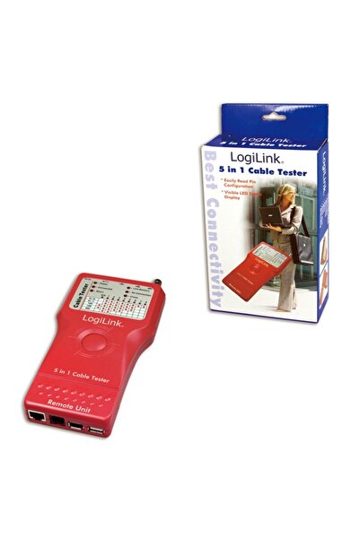 LogiLink WZ0014 tester de cabluri 5-în-1