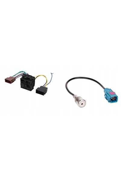 VW Conector + Adaptor Antenă Suport Radio pentru montare sub ISO RCD200 RCD30...