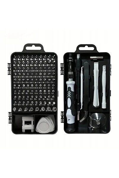 Extralink Set de 115 în 1 unelte de service, șurubelnițe magnetice Torx de pr...