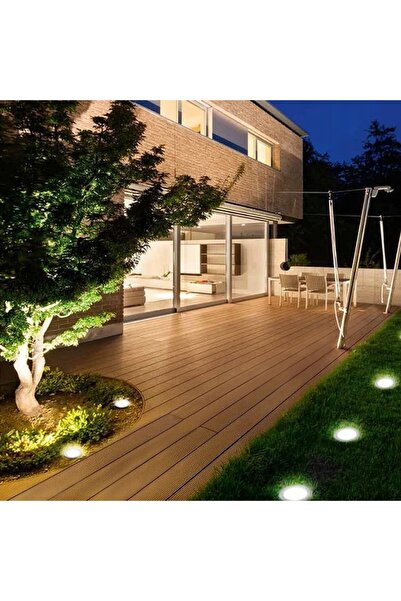 MAXSELL 12x Lampă de grădină solară LED, proiector de sol pentru exterior, cu...