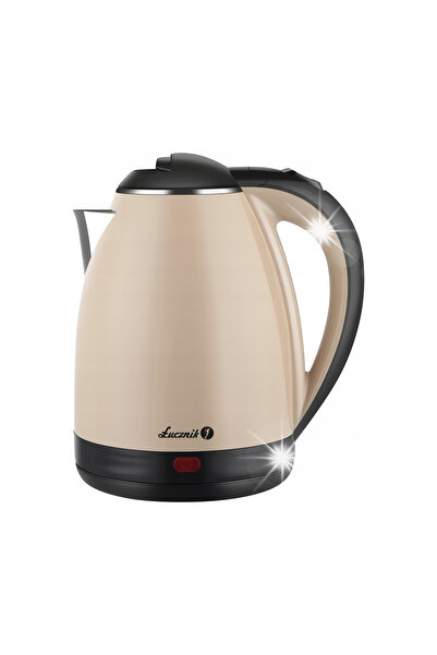 Łucznik Fierbător electric fără fir, silențios, din oțel inoxidabil, 1.8L, 1800W