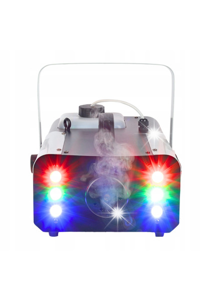 LIGHT4ME GENERATOR DE FUM MAȘINĂ DE CEAȚĂ PRODUCĂTOR DE CEAȚĂ 6x1W RGB PUTERN...