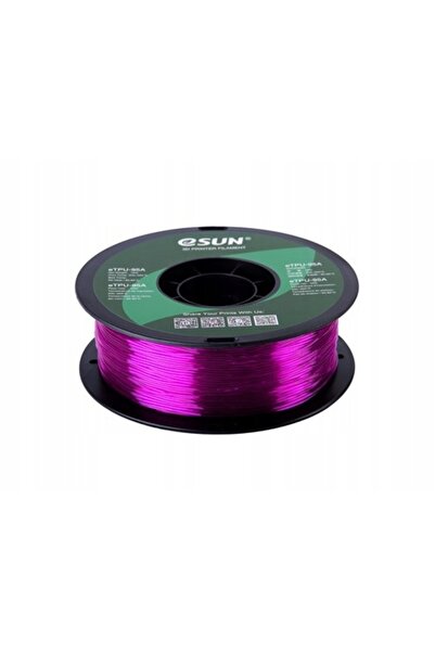 eSun Filament TPU-95A Mov Transparent 1.75mm 1kg Bobină de hârtie