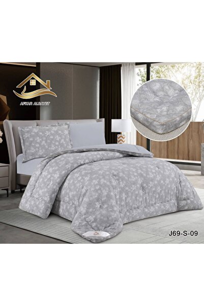 Afkar Albayet Summer Cotton Etheric Sheet 4 Pieces and a Half - Quilted and E...