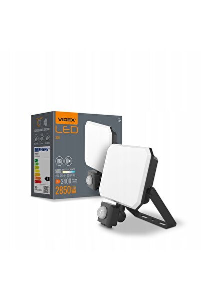 VİDEX Proiector LED 30W 2850lm alb neutru 5000K senzor de mișcare IP65