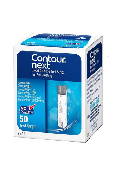 ASCENSİA Contour Next Ταινίες Μέτρησης Σακχάρου Αίματος, 50 Ταινίες