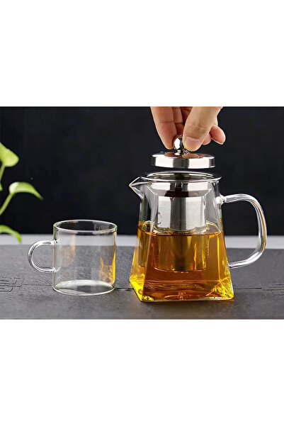 NO BRAND CEAȘCĂ DE INFUZIE DIN STICLĂ CU SITĂ, CEAȘCĂ PENTRU CEAI ȘI PLANTE M...