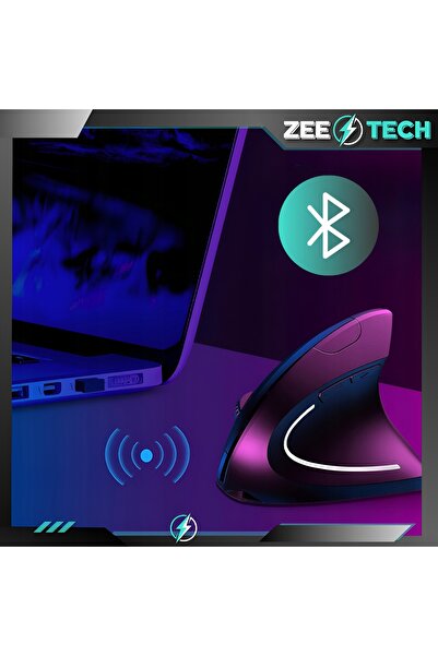 ZeeTech MOUSE VERTICAL WIRELESS CU ROTAȚIE HORIZONTALĂ SILENȚIOS MOUSE DE COM...