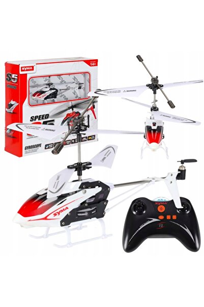 ARTEMİSPAK Elicopter RC cu telecomandă Syma S5 3 canale Alb