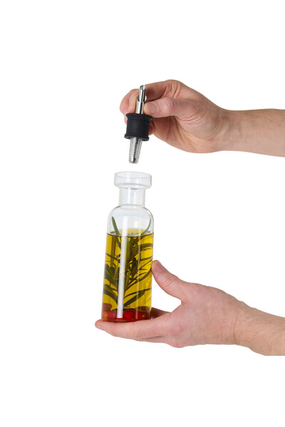 ADHOC Sticlă pentru ULEI sau UNGUENT cu Dozator 300 ml AromaPour