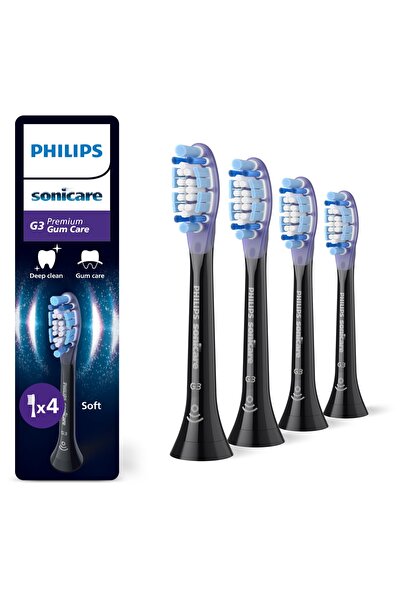 Philips Capete de înlocuire Sonicare G3 pentru gingii sănătoase, 4 bucăți, ap...