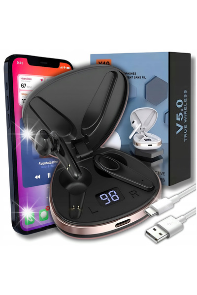 ZeeTech Căști wireless intraauriculare cu microfon Bluetooth Sport Premium