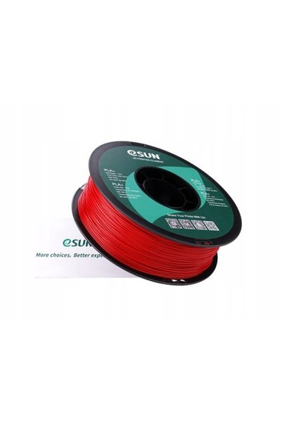 eSun Filament PLA+ roșu motor de pompieri 1.75mm 1kg bobină de hârtie