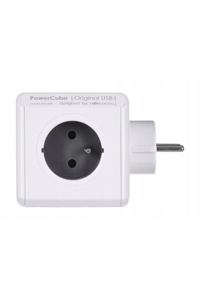 Allocacoc Power-Cube cu 4 prize și 2 porturi USB