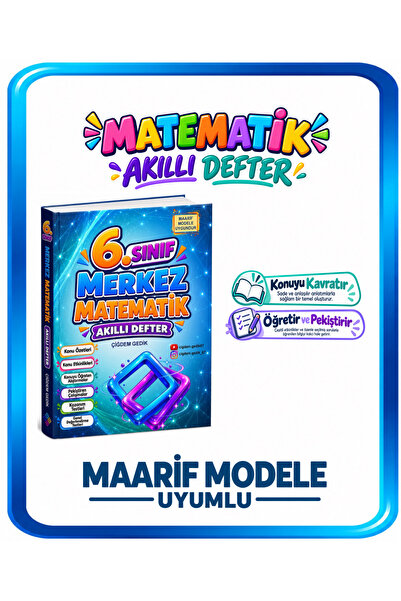 Yazarın Kendi Yayını Merkez Matematik 6. Sınıf Akıllı Defter