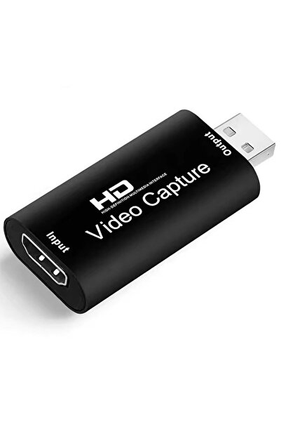 POPKONSOL HDMI USB Video Capture Görüntü Yakalama Kartı 1080P Kamera DSLR Oyu...