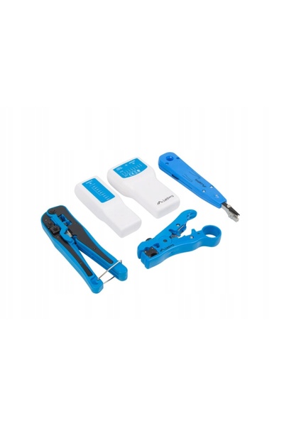 Lanberg NT-0302 Kit de instrumente pentru rețele LAN cu tester și carcasă