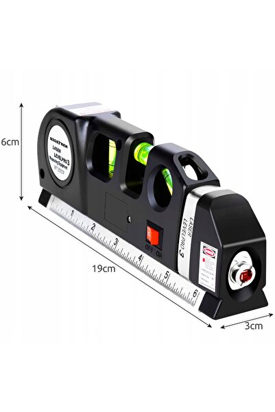 Bigstren Nivelă laser cu ruletă 250cm 21747