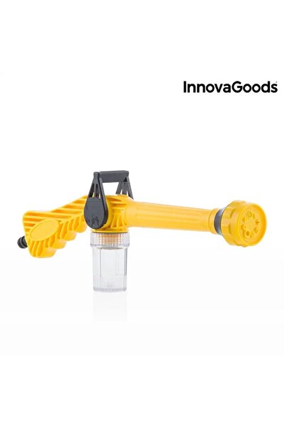 InnovaGoods Pistol de stropit pentru furtun de grădină cu rezervor 8 în 1