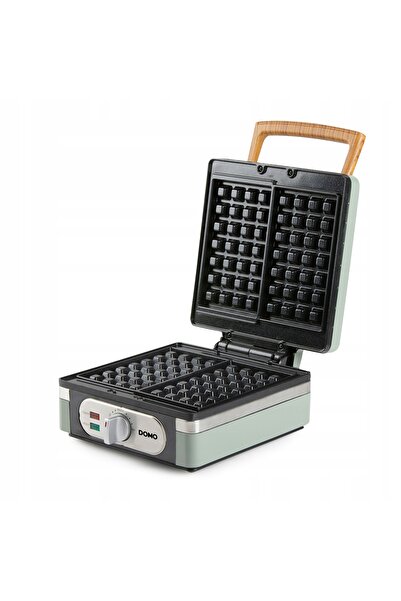 Domo Aparat de făcut vafe DO9273W, 1400W, 2 vafe mari, Control temperatură
