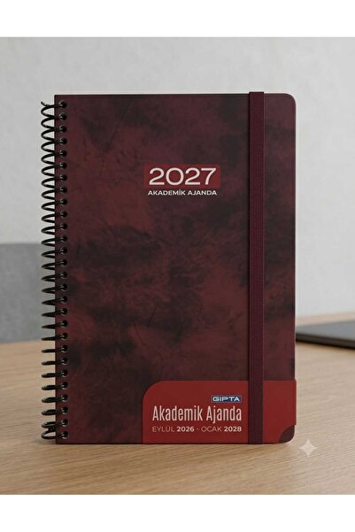 Gıpta 2027 Akademik Ajanda 17X24 Spiralli Haftalık Ajanda