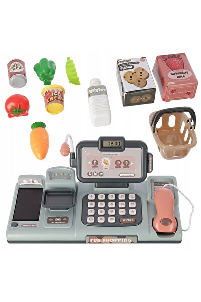 Landtoys Aparat de casă electronică educațional, scanner, cu sunete, calculator