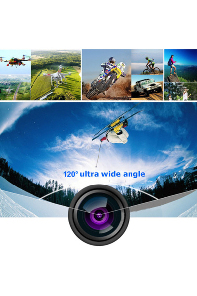 NO BRAND Cameră sport subacvatică Full HD 1080P, kit cu carcasă și suport