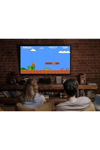 Pegasus Consolă de jocuri retro tip televizor, 620 de jocuri, două gamepad-uri cu pistol