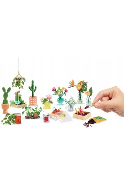 MGA FLORI MINIVERSE PLANTĂTĂRI MINI FLORI DE GRĂDINĂ BOTANICE SET DE 60 DE EL...