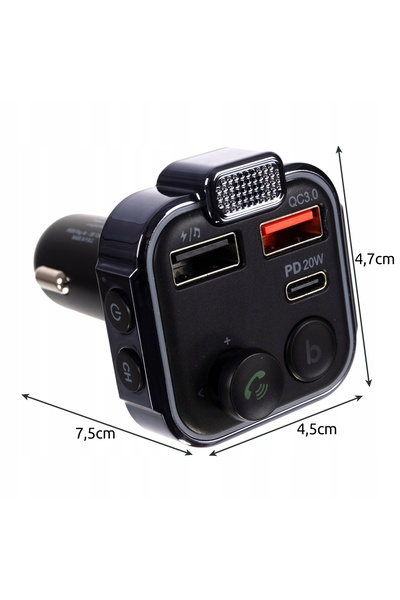 Xtrobb Transmițător/încărcător bluetooth FM 22355