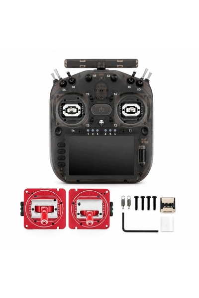 RadioMaster Telecomandă radio RC TX16S MK3 ELRS + Gimbal CNC Hall AG02 Roșu