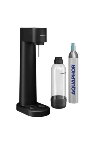 Aquaphor PRIMO Saturator pentru Apă Carbonatată Negru + Sticlă + Cartuș de Gaz